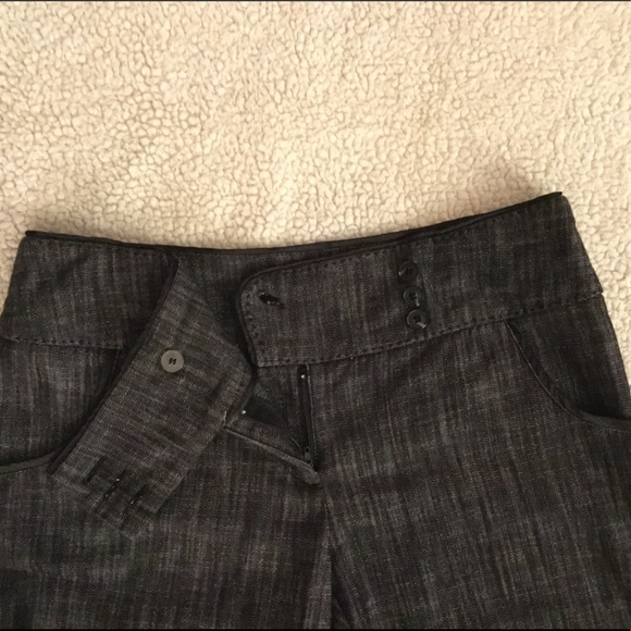 Black/ Dark Gray Dress Shorts - Picture 5 of 8